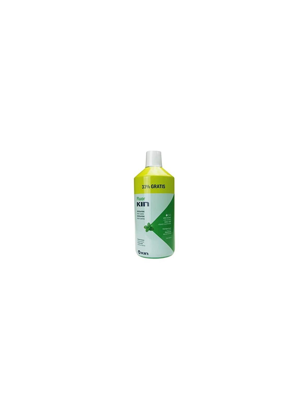 Kin FLUORKIN ANTICARIES collutorio 750 250ml unisex