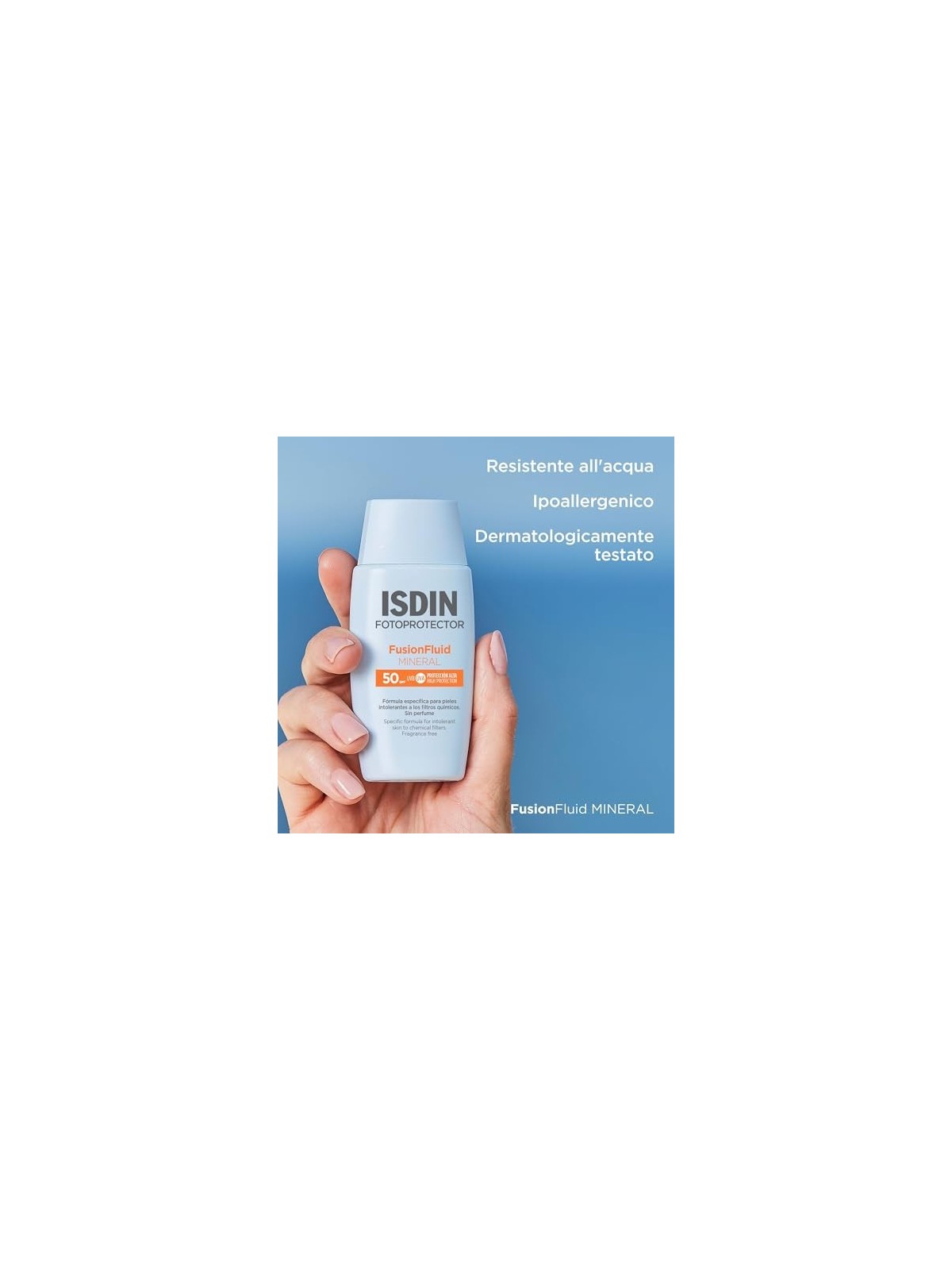Isdin FUSION FLUID MINERALE FOTOPROTETTORE SPF50 50ml unisex