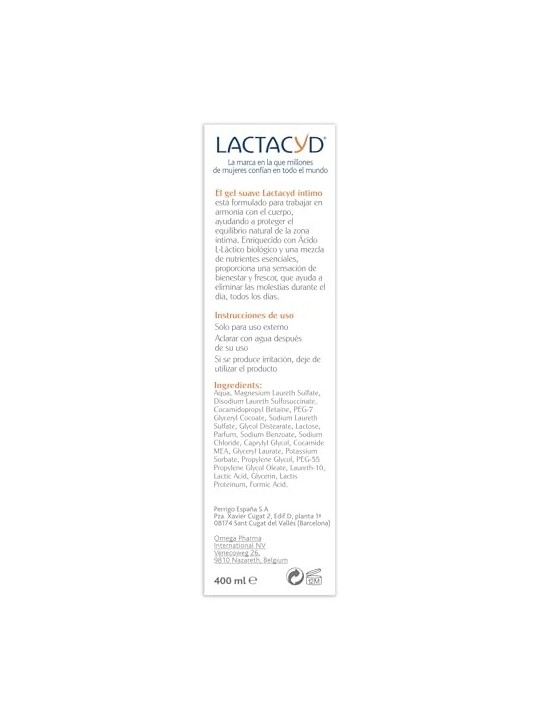 Lactacyd Protezione e Delicatezza 400ml Set 2 Pezzi Unisex