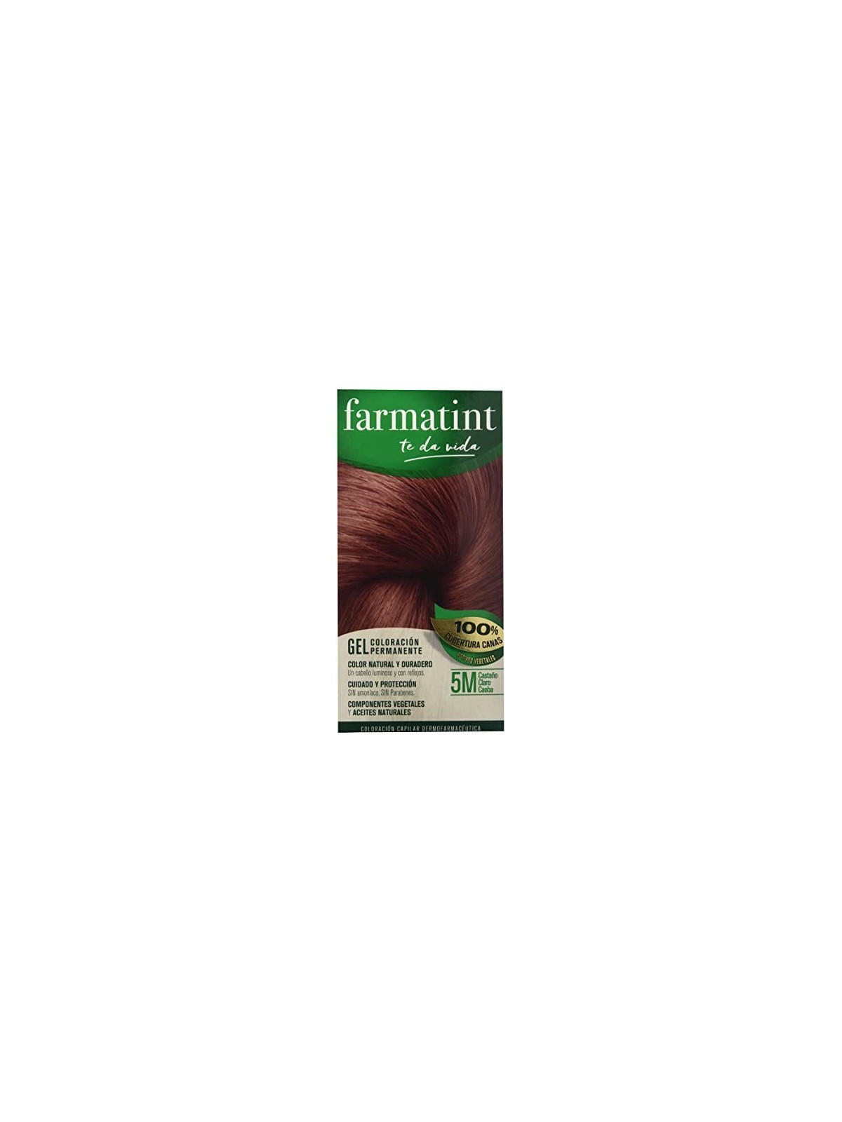 Farmatint GEL colore permanente 5mcastao chiaro mogano 5 unit unisex