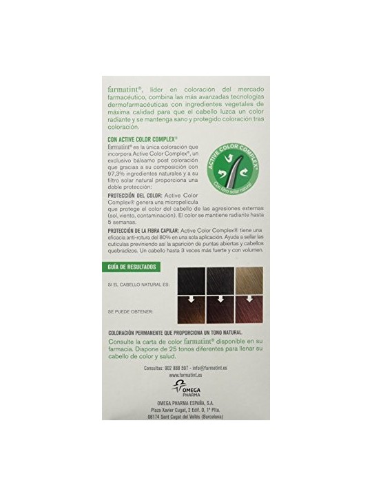 Farmatint GEL colore permanente 5mcastao chiaro mogano 5 unit unisex