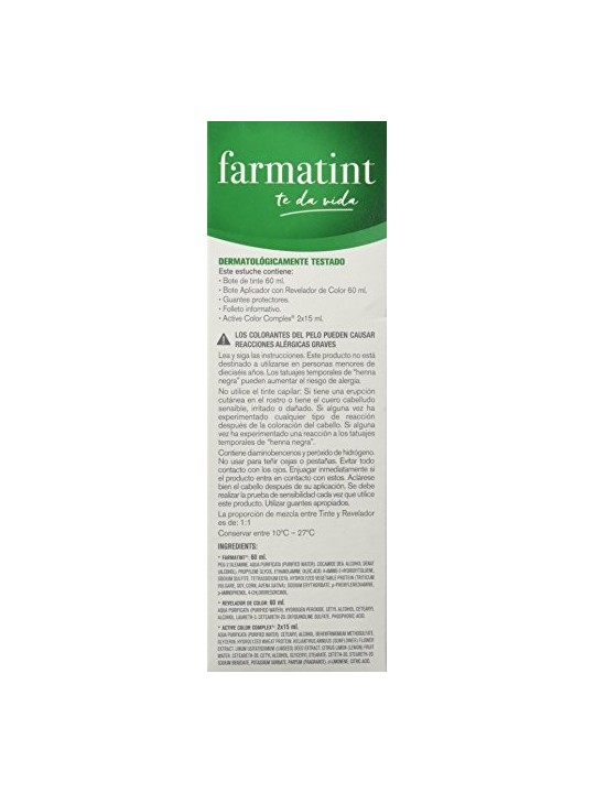 Farmatint GEL colore permanente 5mcastao chiaro mogano 5 unit unisex