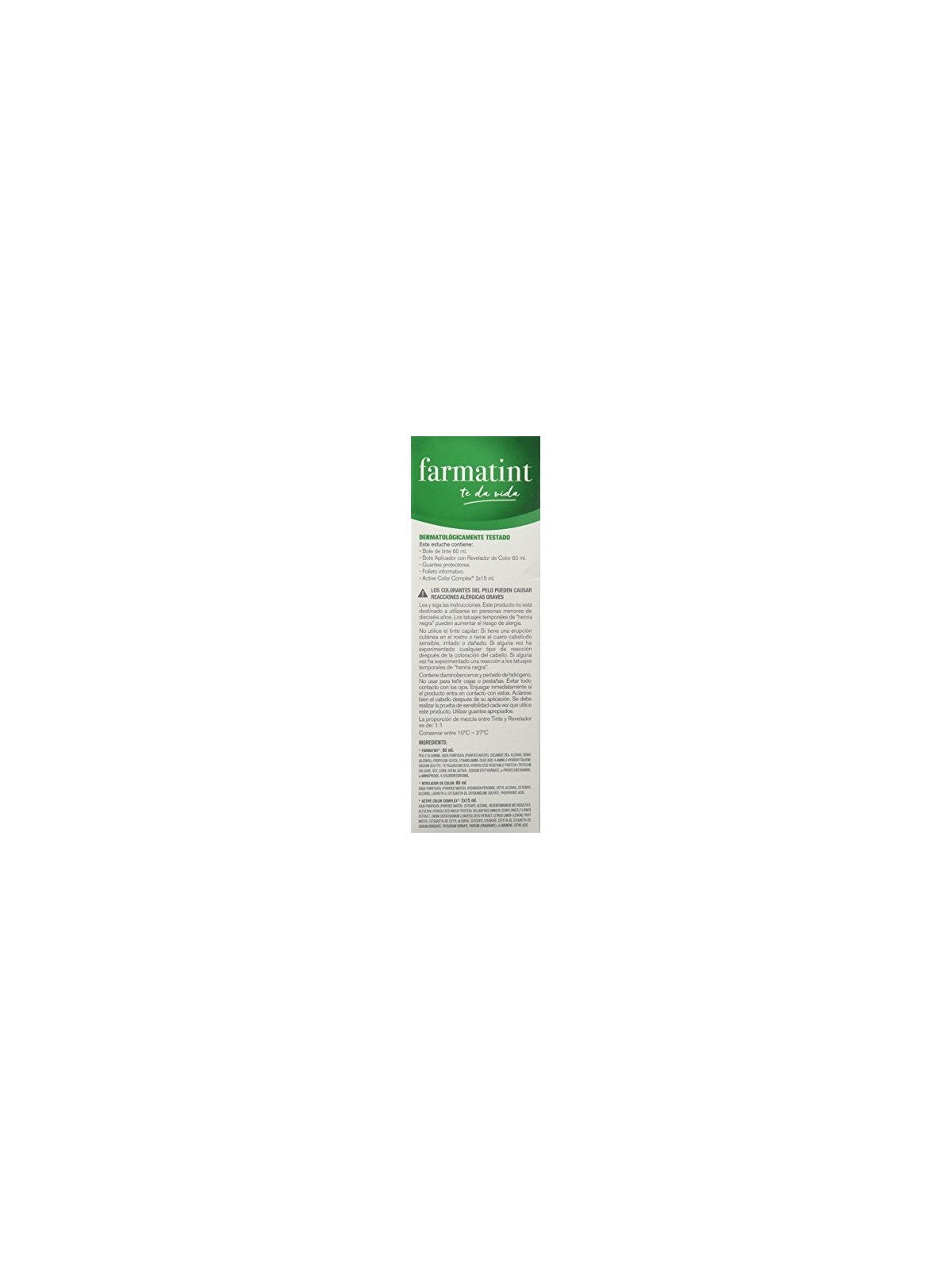 Farmatint GEL colore permanente 5mcastao chiaro mogano 5 unit unisex