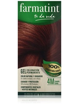 Farmatint GEL colorazione permanente 4mcastano mogano 5 unit unisex