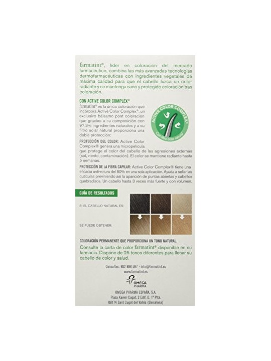 Farmatint GEL colorazione permanente 7drubio dorato 5 unit unisex