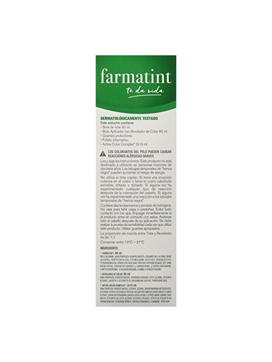 Farmatint GEL colorazione permanente 7drubio dorato 5 unit unisex