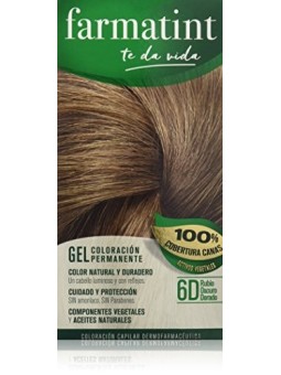 Farmatint GEL colore permanente 6drubio scuro dorato 5 unit unisex