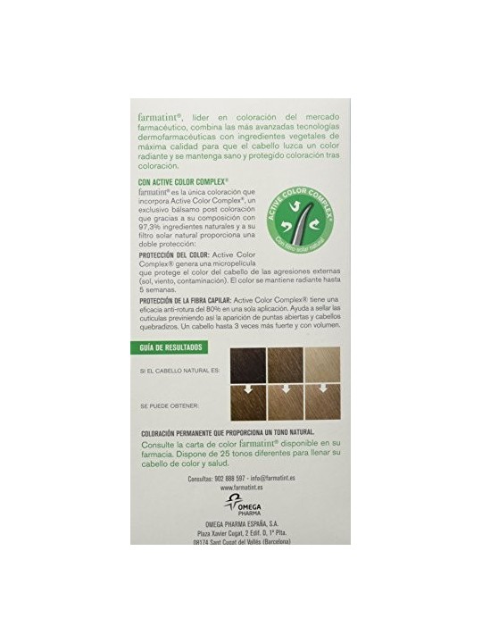 Farmatint GEL colorazione permanente 8nbiondo chiaro 5 unit unisex