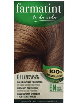 Farmatint GEL colorazione permanente 6nrubio scuro 5 unit unisex