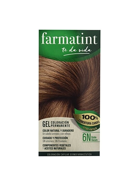 Farmatint GEL colorazione permanente 6nrubio scuro 5 unit unisex