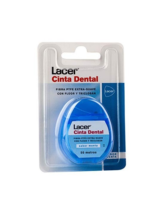 Cinta dentale PTFE menta 50m Lacer