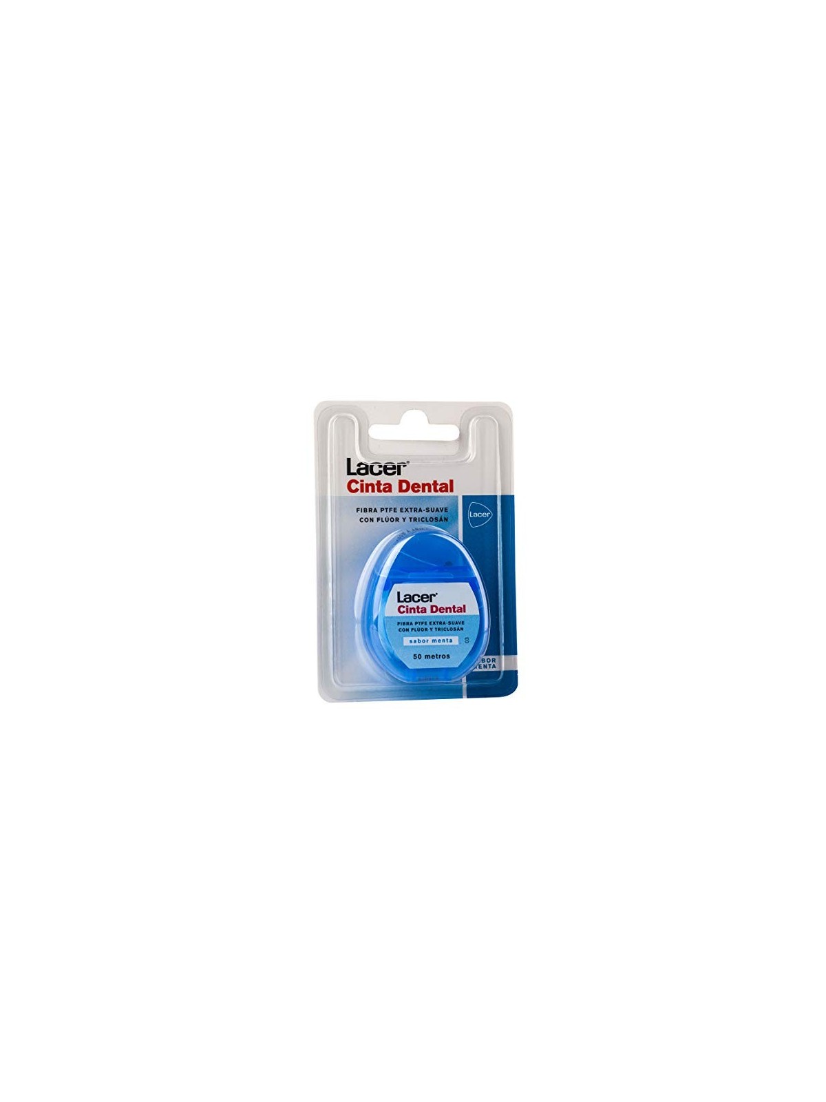 Cinta dentale PTFE menta 50m Lacer