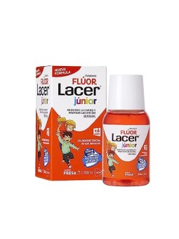 Collutorio Lacer FLUOR settimanale fragola 02 100ml