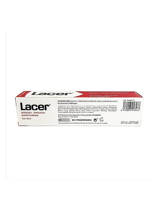 Lacer PASTA DENTIFRICA 125ml unisex