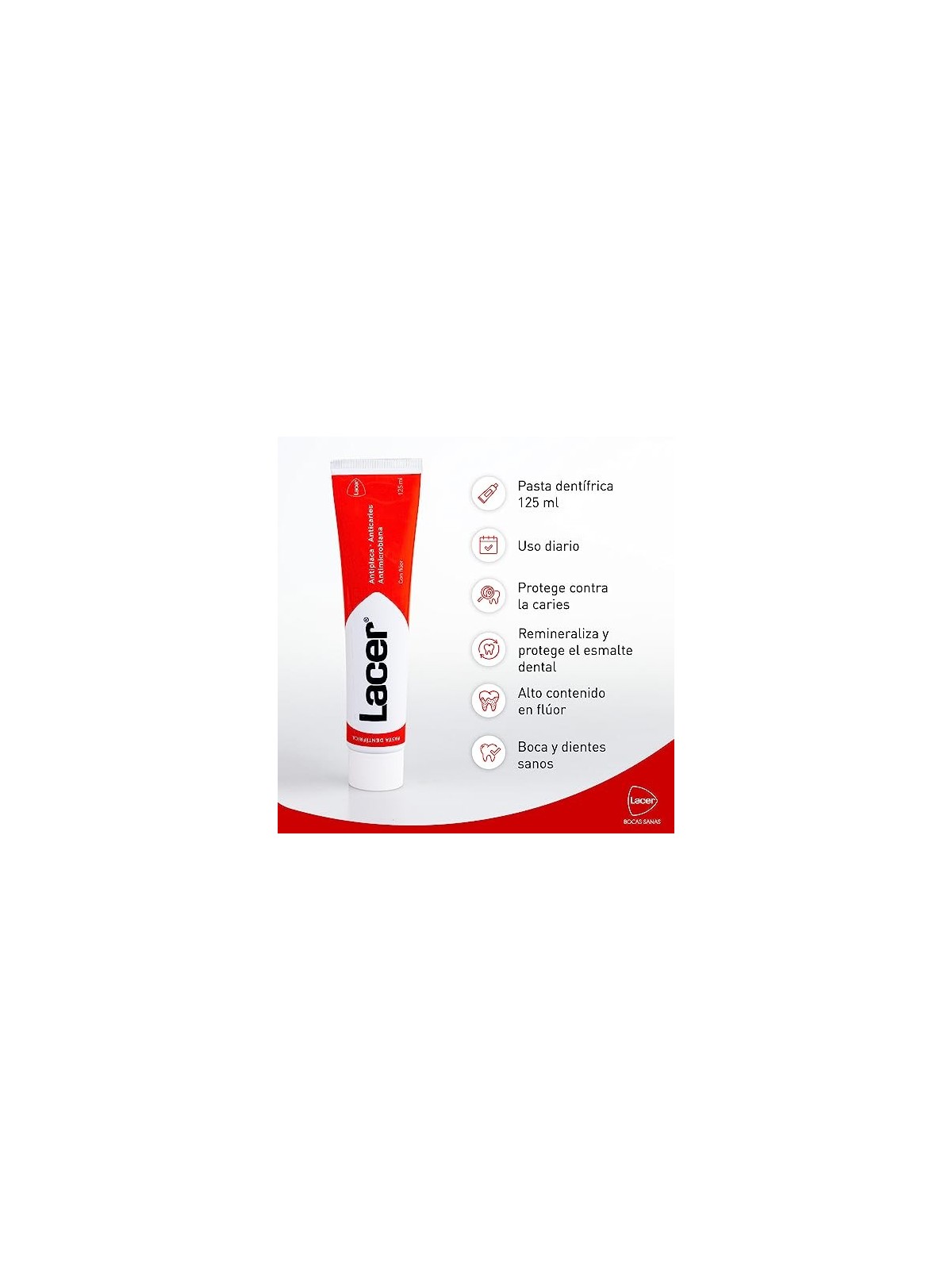 Lacer PASTA DENTIFRICA 125ml unisex