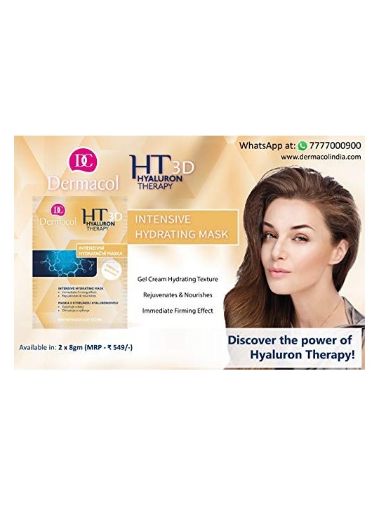 Maschera idratante Dermacol HT 3D 2 pezzi