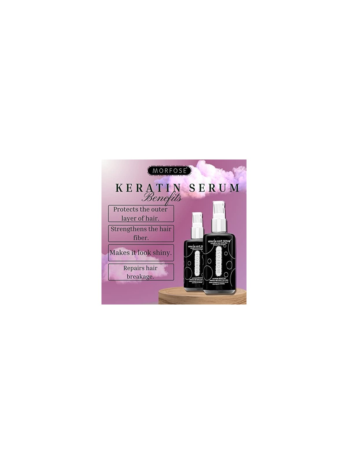 Keratin Hair Serum siero per capelli alla cheratina 75ml
