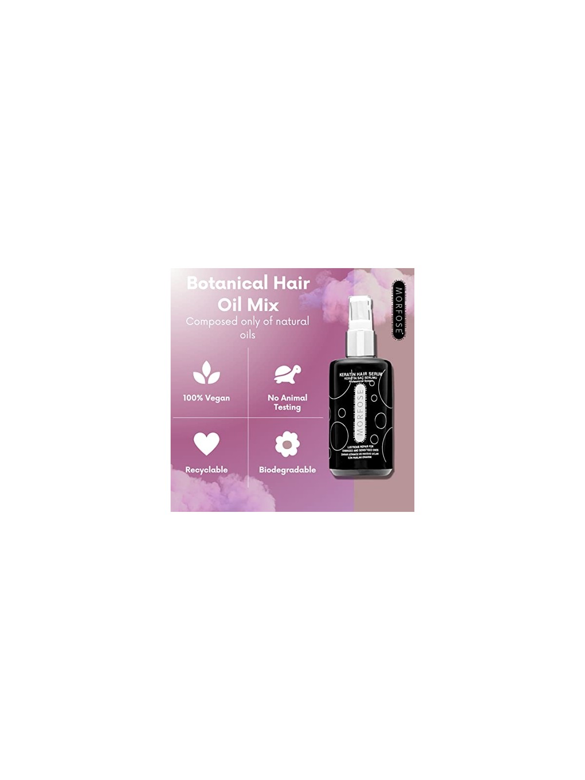 Keratin Hair Serum siero per capelli alla cheratina 75ml