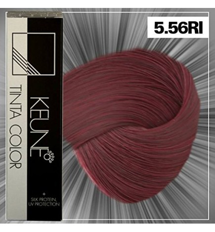Keune Tinta Color Rosso Infinito Tinta Permanente per Capelli 556Ri Luce Infinita Mogano Rosso Marrone 60ml donna