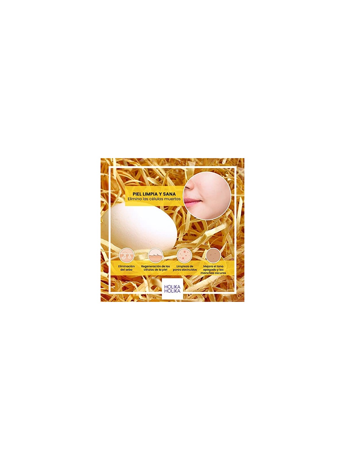 Detergente Viso Scrub HOLIKA HOLIKA Sleek Egg Skin Peeling Gel 140ml