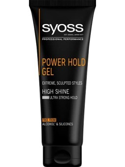Syoss Gel per capelli per uomo Power Hold 5 Gel modellante 250ml Uomo