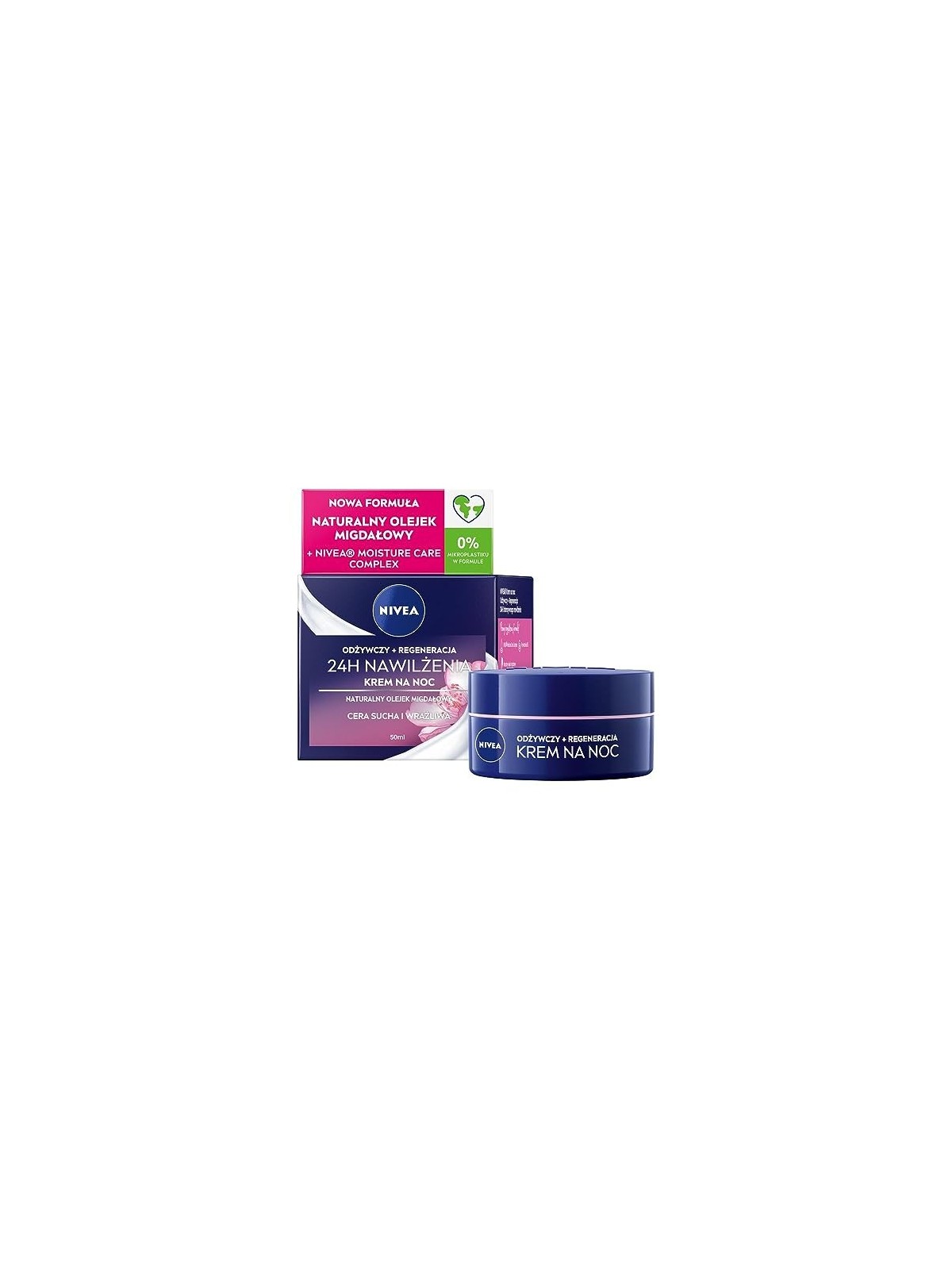 Crema Notte Nutriente Rigenerante per Pelli Secche e Sensibili 50 ml