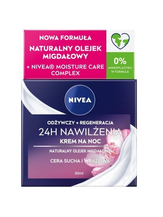 Crema Notte Nutriente Rigenerante per Pelli Secche e Sensibili 50 ml
