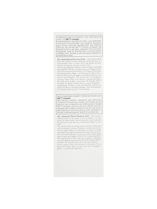 Declarï¿½ï¿½ Hydro Balance HydroBoost Duo Care Fluid per donna 20ml