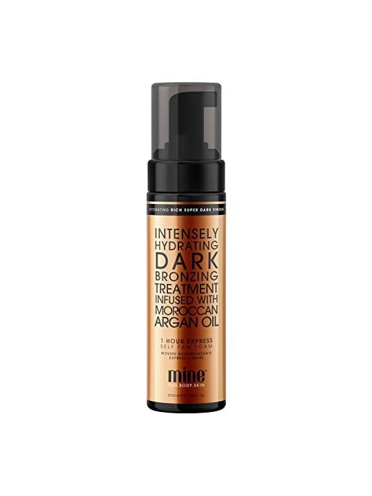 Minetan Schiuma Autoabbronzante per Abbronzatura Molto Scura Marocchina Super Scura Express 1 Ora 200 ml donna