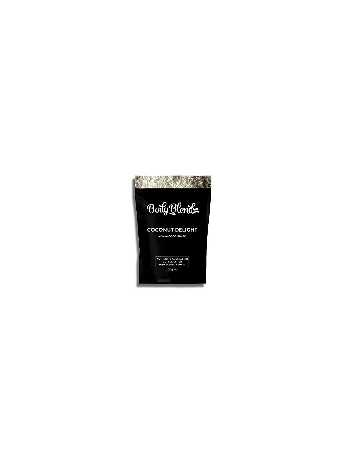 Scrub corpo al caffï¿½ï¿½ con aroma di noce di cocco