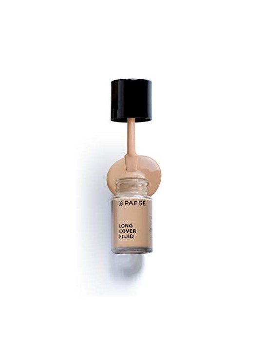 Fondotinta fluido coprente PAESE Long Cover 03 Golden Beige 30ml