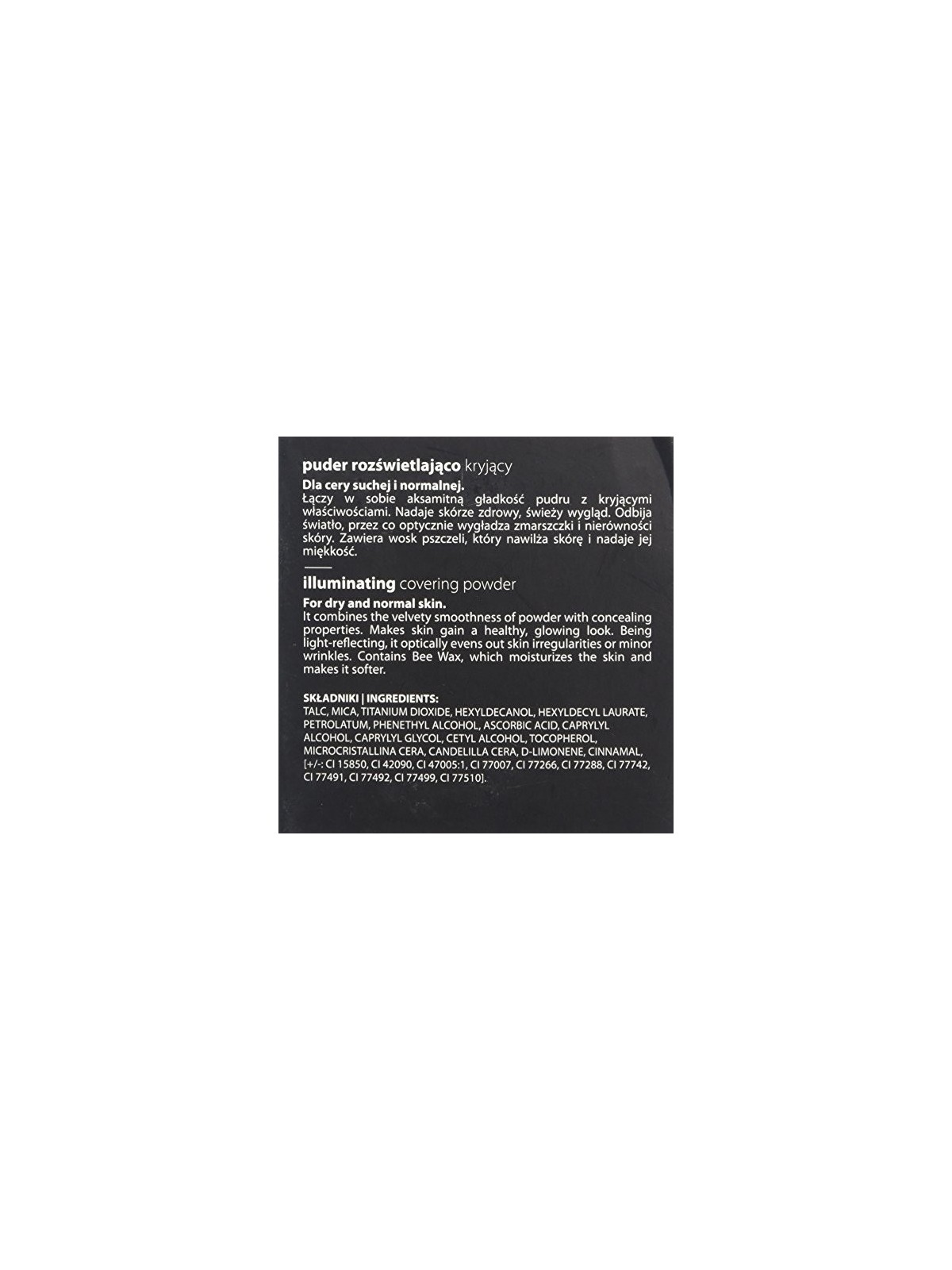 PAESE Iluminating Covering Powder 1C Warm Beige 9g