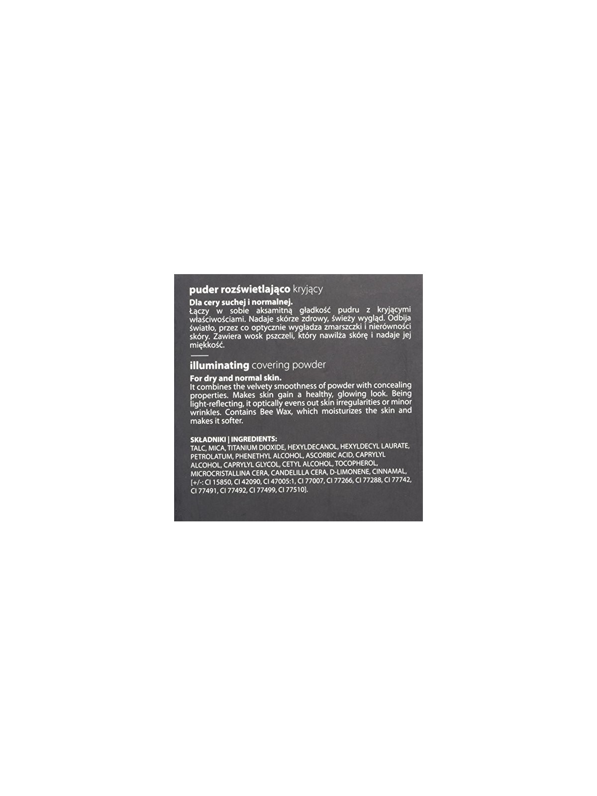 PAESE Iluminating Covering Powder 3C Golden Beige 9g