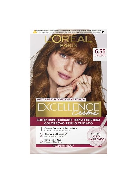 L'Oreal Paris EXCELLENCE Crema 6.35-cioccolato 192ml unisex