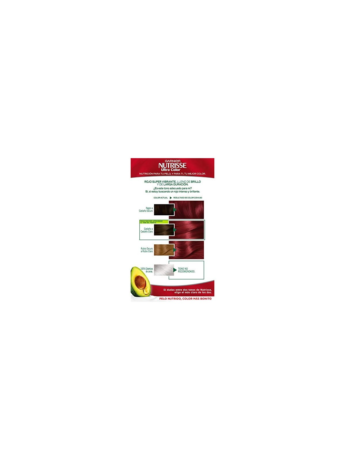 Garnier NUTRISSE 660rouge vibrant 3 unit unisex