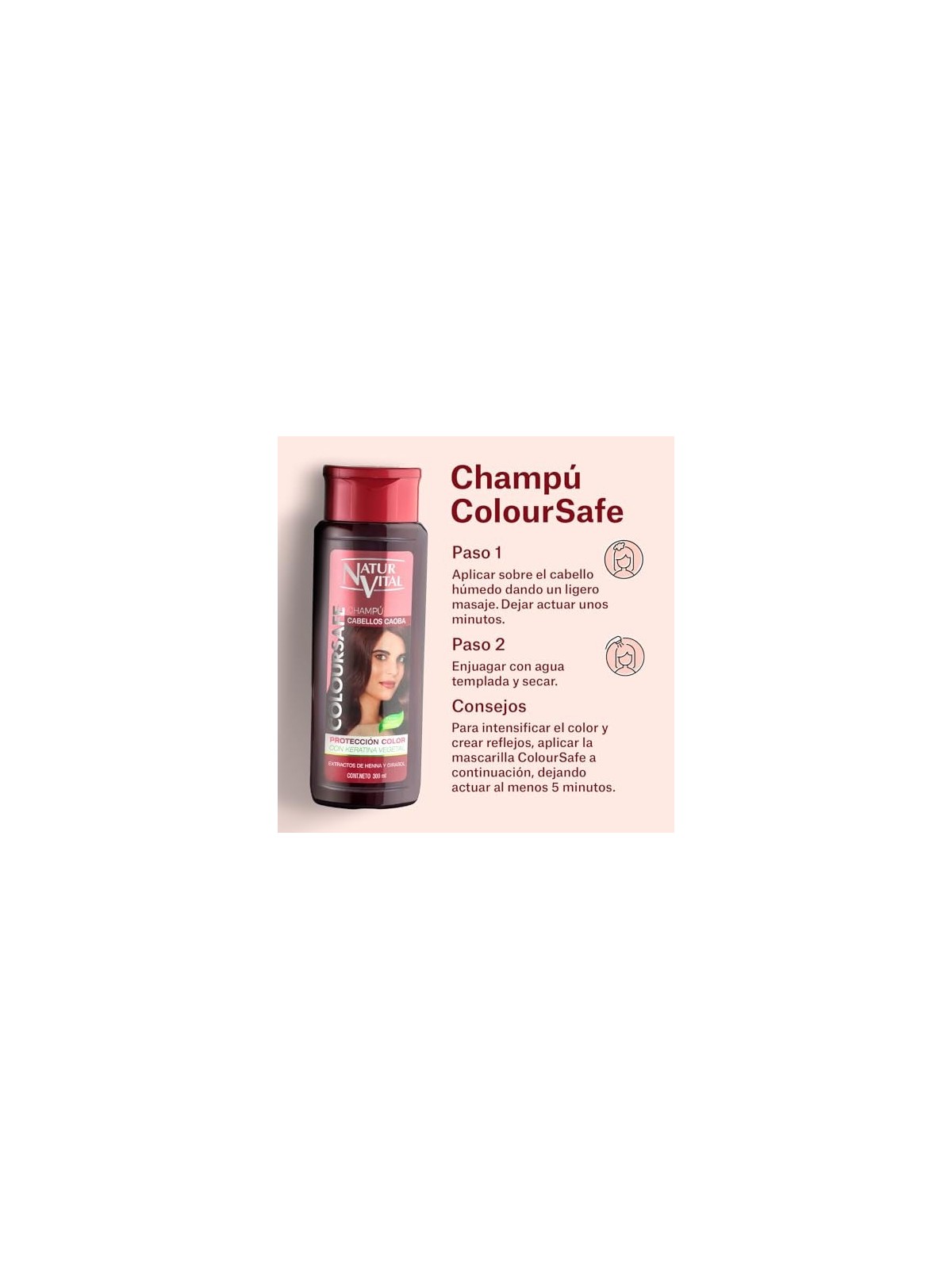 Natur Vital SHAMPOO COLORE mogano 300ml donna