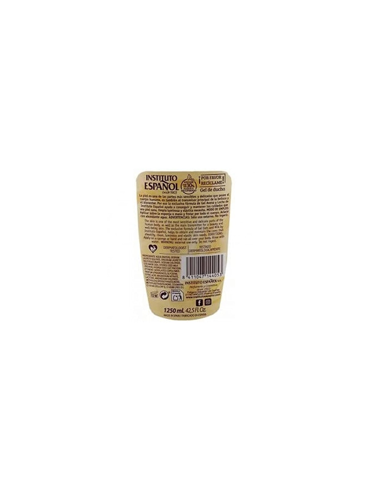 Oat Shower Gel 1250ml Unisex