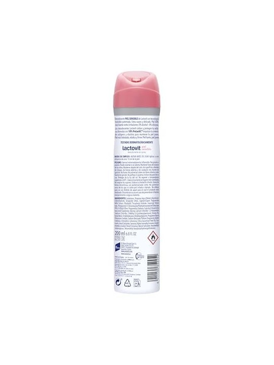Deodorante spray Lactovit SENSITIVE 200ml unisex