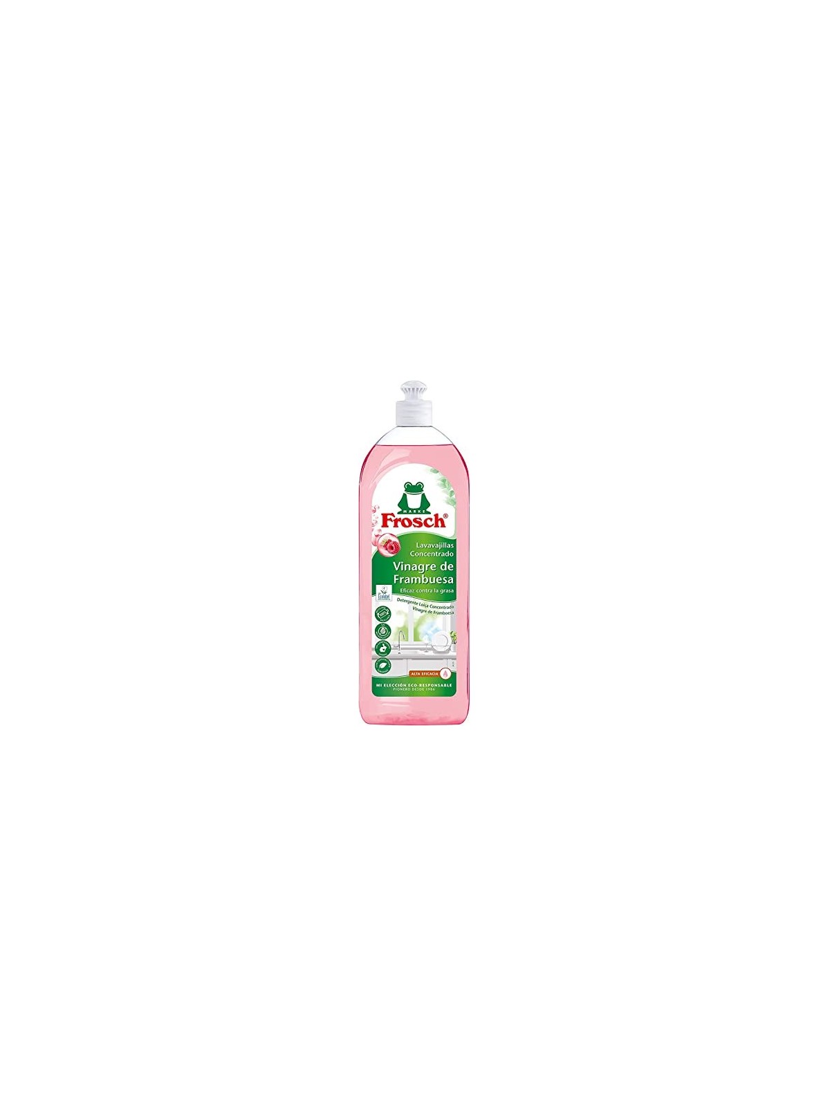 Frosch FROSCH ecologico detersivo per piatti lampone sgrassante 750ml unisex