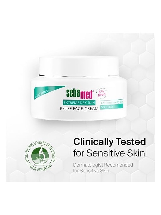 Crema viso con sollievo dallurea donna 50ml