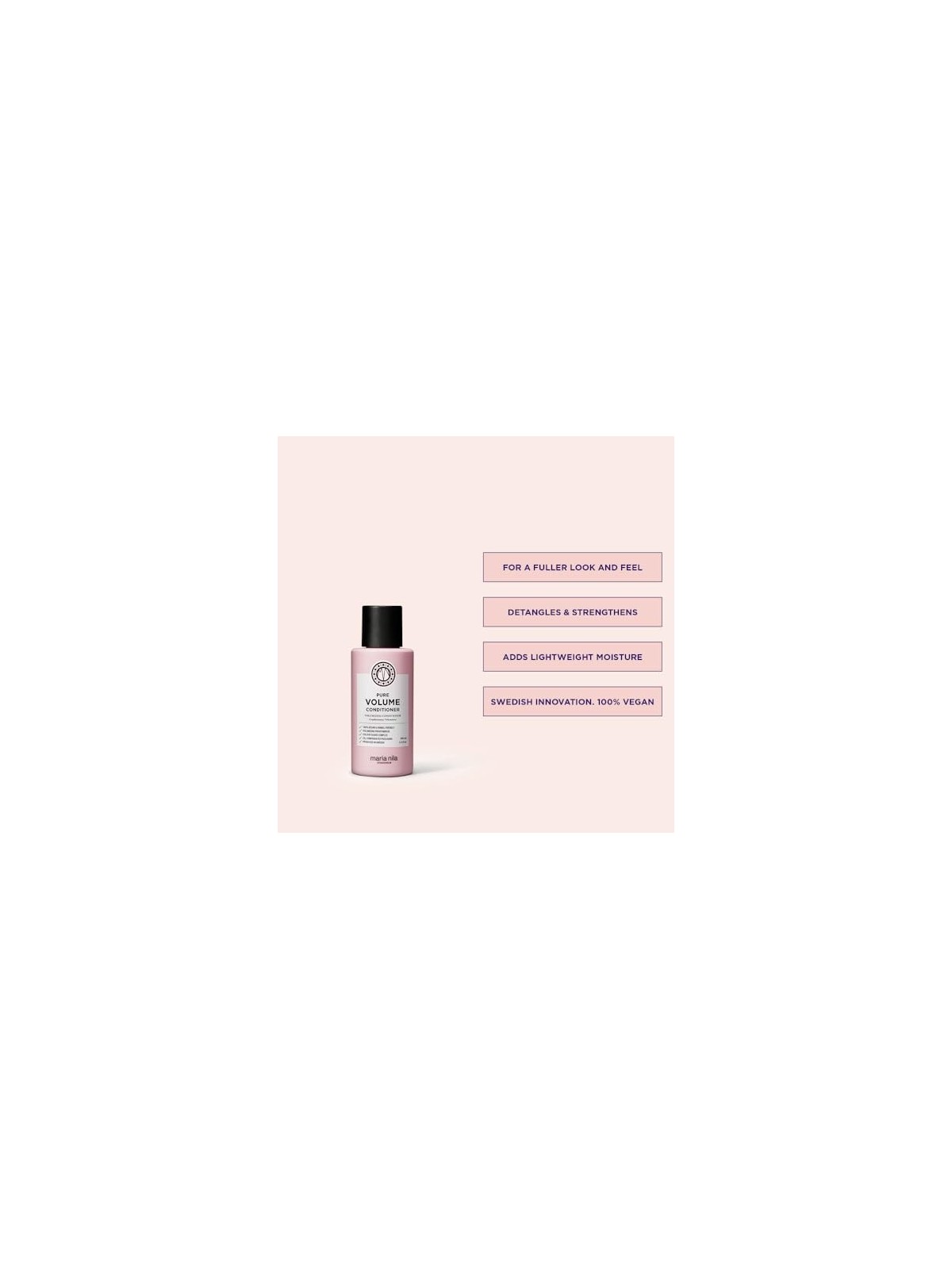 Balsamo idratante per volume capelli fini Maria Nila 100ml