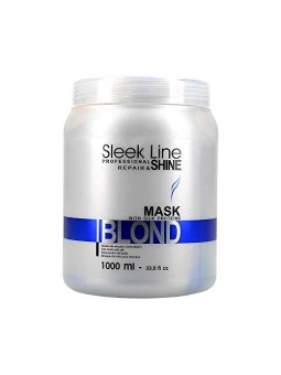 Maschera per Capelli Biondi Sleek Line 1000ml