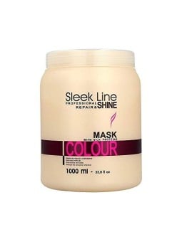 Maschera per Capelli Sleek Line Colore 1000ml