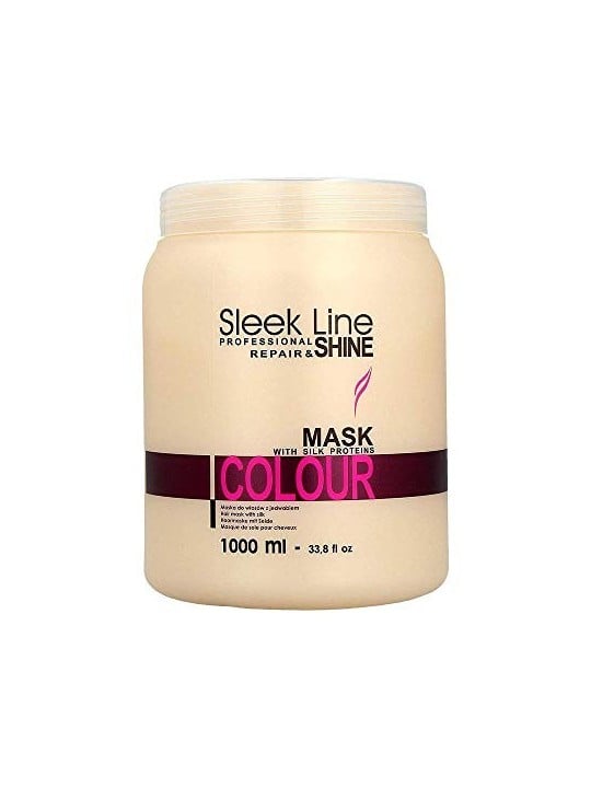 Maschera per Capelli Sleek Line Colore 1000ml