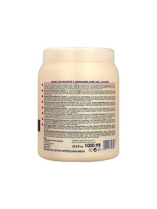 Maschera per Capelli Sleek Line Colore 1000ml