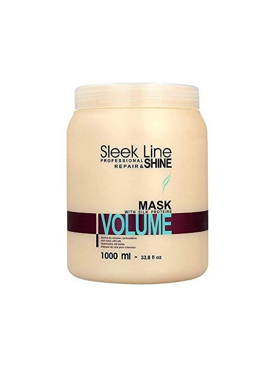 Maschera per Capelli Sleek Line Volume 1000ml