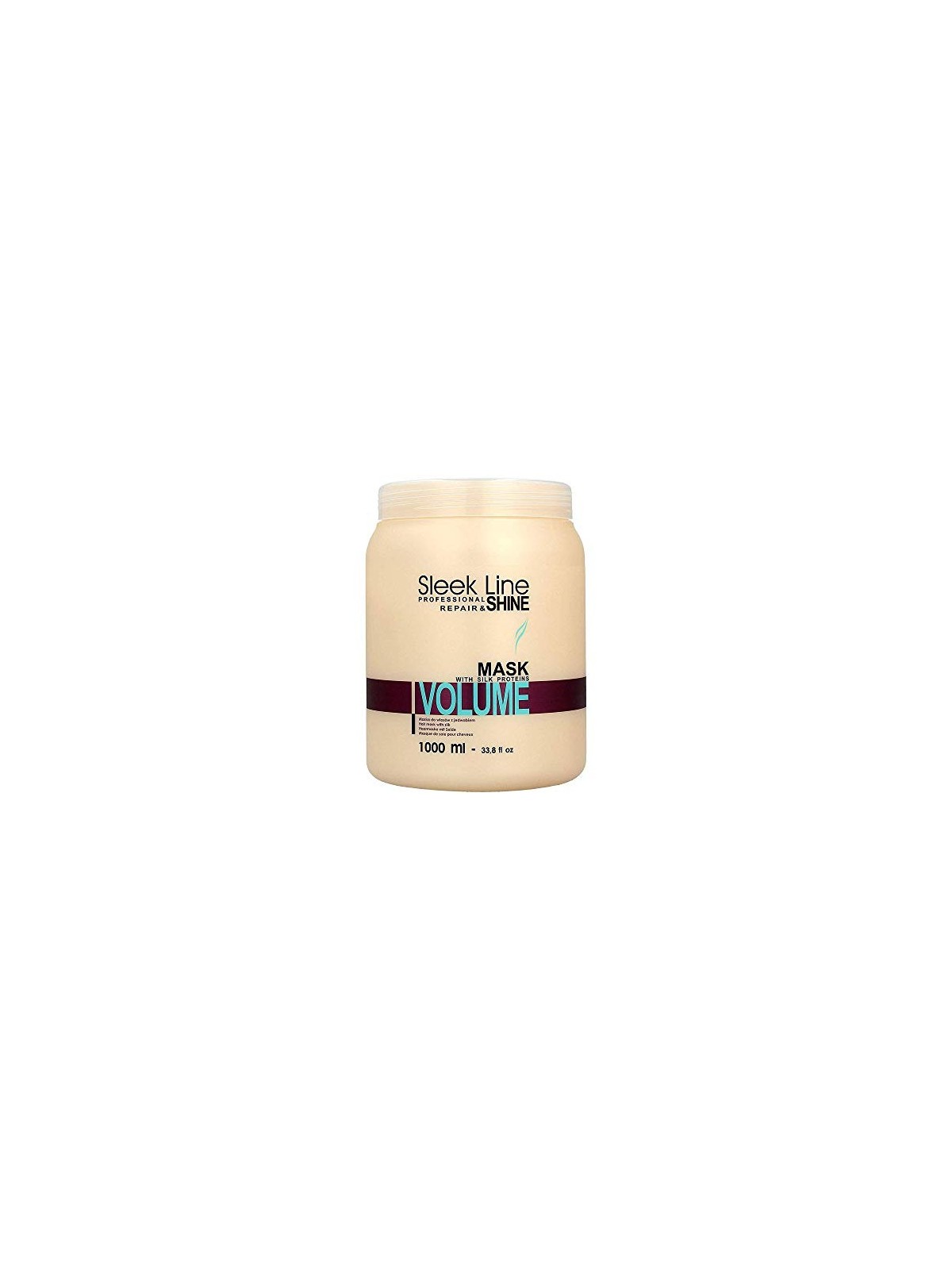 Maschera per Capelli Sleek Line Volume 1000ml