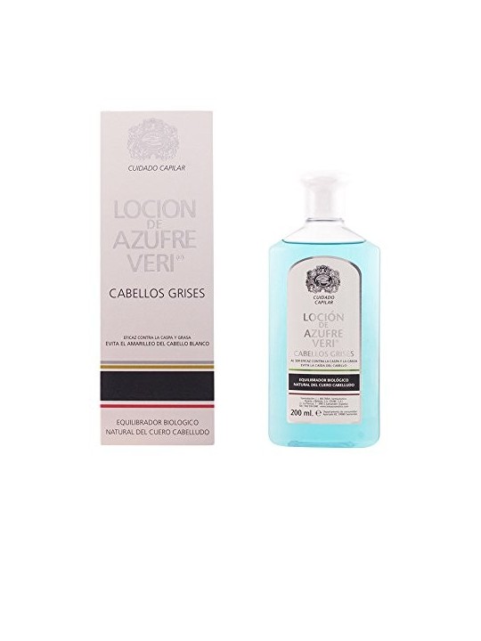 Lozione equilibrante per capelli grigi Azufre Veri 200ml unisex