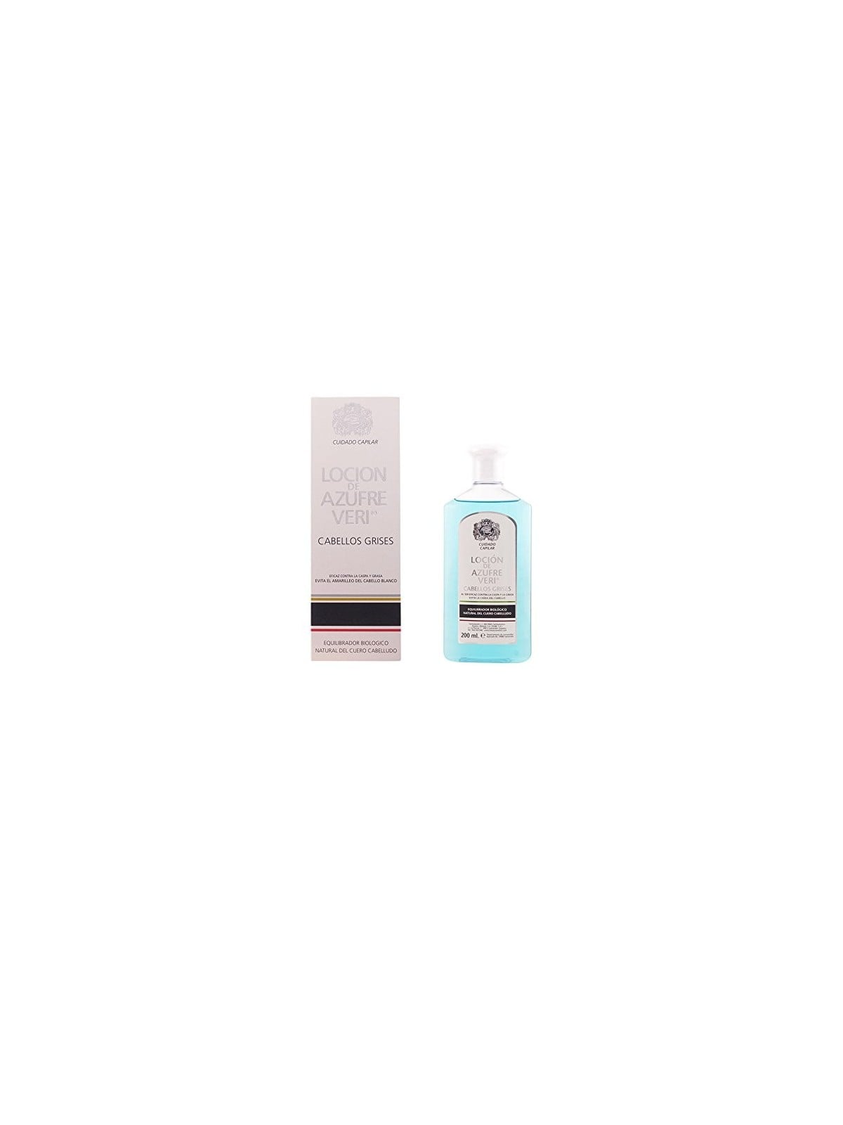 Lozione equilibrante per capelli grigi Azufre Veri 200ml unisex