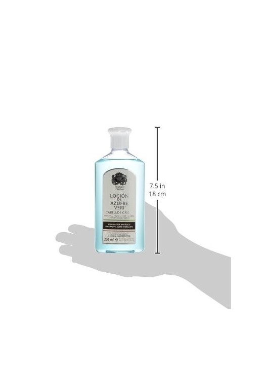 Lozione equilibrante per capelli grigi Azufre Veri 200ml unisex
